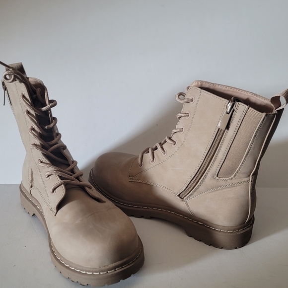 Torrid Tan Combat boots - Picture 3 of 8